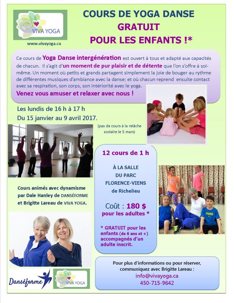 version 2 affiche yoga danse hiver 2018